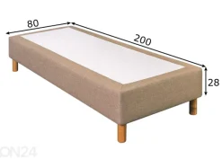 Runkosänky Hypnos Luna kaksinkertaisella jousituksella pocket 80x200 cm