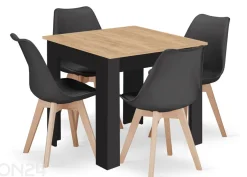 Ruokailuryhmä pöytä + 4 tuolia