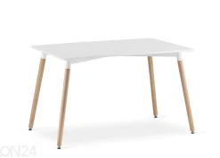 Ruokapöytä Adria 80x120 cm, valkoinen