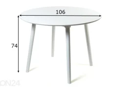 Ruokapöytä Andria Ø 106 cm