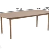 Ruokapöytä Asta 210x100