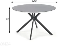 Ruokapöytä Avelar 120 cm