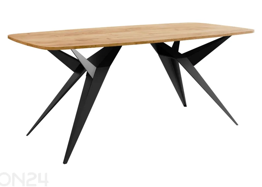 Ruokapöytä Axis 90-160/236 cm