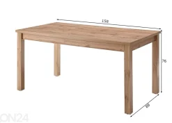 Ruokapöytä Cambridge 88x158 cm
