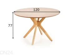 Ruokapöytä Ø 120 cm
