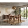 Ruokapöytä 80 × 80 cm, tummanruskea