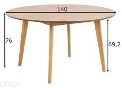 Ruokapöytä Concord Ø140 cm