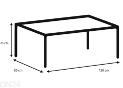 Ruokapöytä Concord 80x120 cm