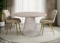 Ruokapöytä Cone 120x120-196 cm
