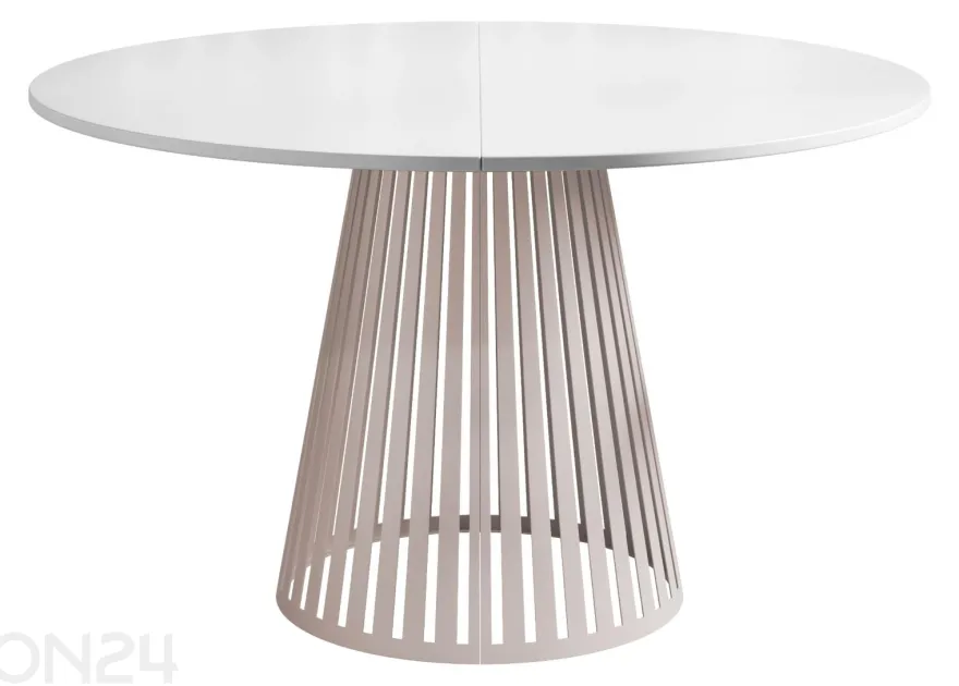 Ruokapöytä Cone 120x120-196 cm