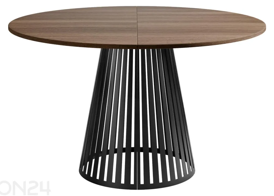 Ruokapöytä Cone 120x120-196 cm