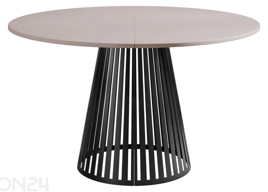 Ruokapöytä Cone 120x120-196 cm