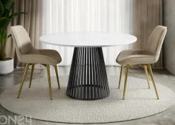 Ruokapöytä Cone 120x120-196 cm