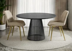 Ruokapöytä Cone 120x120-196 cm