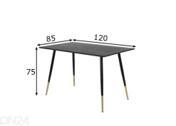 Ruokapöytä Dipp 120x85 cm