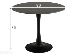 Ruokapöytä Maria Ø 90 cm