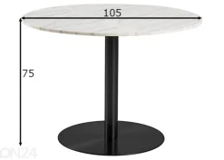 Ruokapöytä Mich Ø105 cm