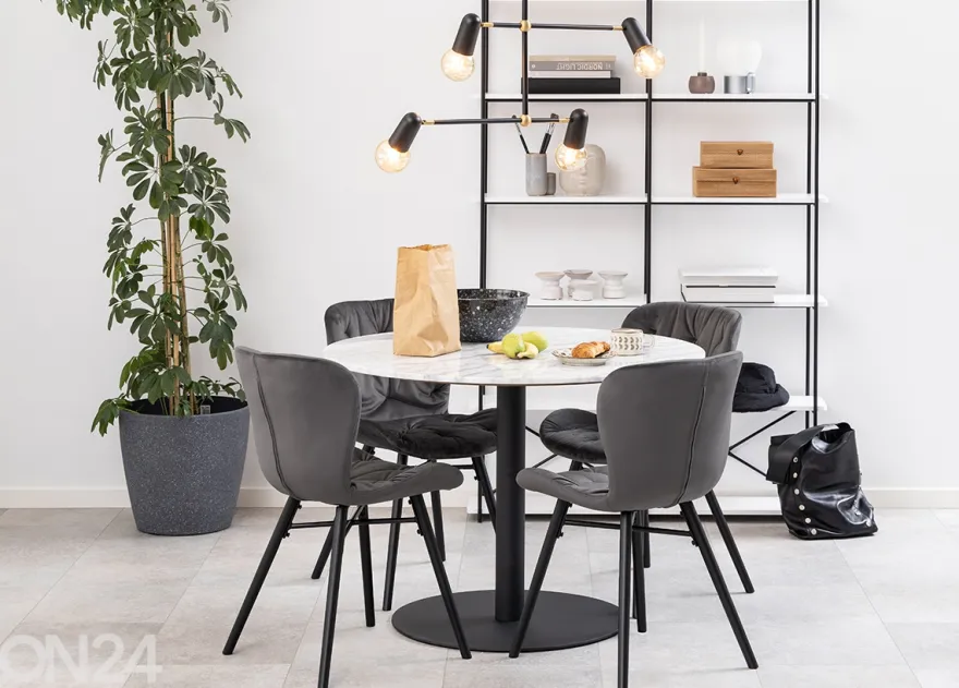 Ruokapöytä Mich Ø105 cm