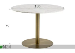 Ruokapöytä Mich Ø105 cm