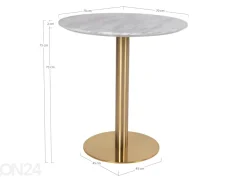 Ruokapöytä Piacenza Ø70 cm
