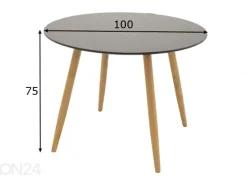 Ruokapöytä Plaza Ø 100 cm