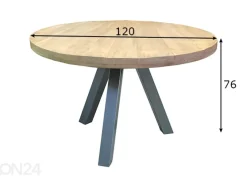 Ruokapöytä Tische Ø120 cm