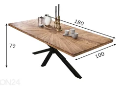 Ruokapöytä Tische 100x180 cm