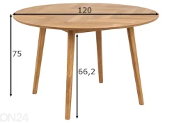 Ruokapöytä Tokyo Ø120 cm