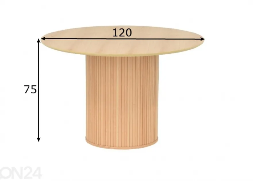 Ruokapöytä Verso Ø 120 cm