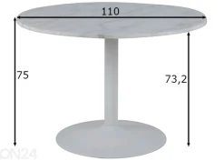 Ruokapöytä Vista Ø110 cm