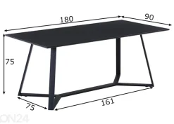 Ruokapöytä 90x180 cm