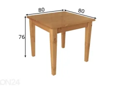 Ruokapöytä 80x80 cm