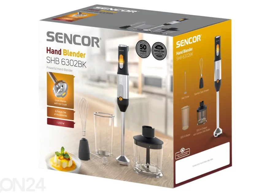 Sauvasekoitin Sencor SHB6302BK, musta