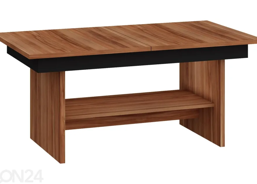 Säädettävä sohvapöytä 125/170x68 cm