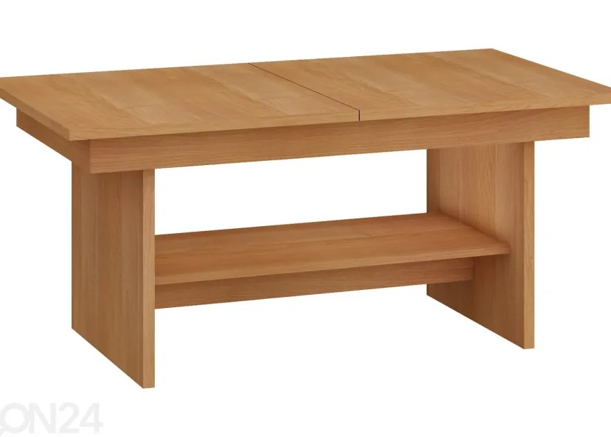Säädettävä sohvapöytä 125/170x68 cm