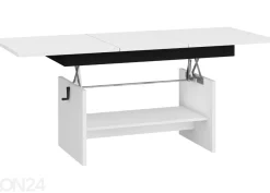 Säädettävä sohvapöytä 125/170x68 cm