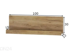 Seinähylly Cobhy 100 cm