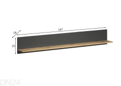Seinähylly Esteban 167 cm