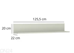 Seinähylly Karin 125,5 cm