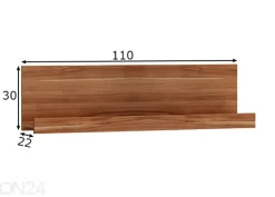 Seinähylly Keana 110 cm