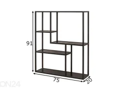 Seinähyllykkö Slim line 75 cm