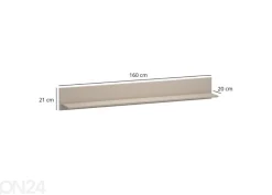 Seinähylly Kleo 160 cm