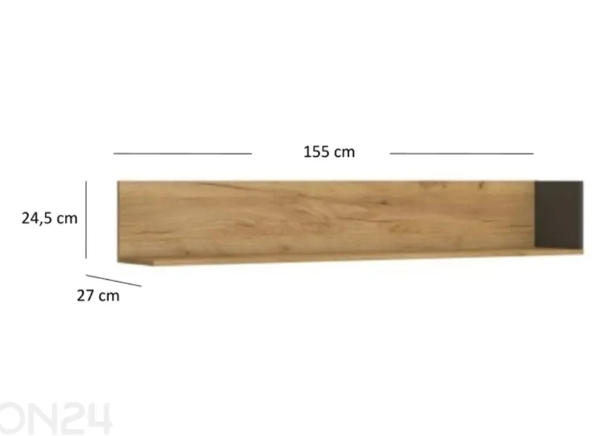 Seinähylly Santes 155 cm