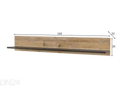 Seinähylly Sherwood 160 cm