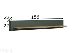 Seinähylly Stanton 156 cm