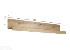 Seinähylly Tyler 180 cm