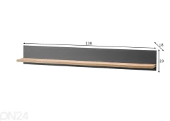 Seinähylly Westminster 138 cm