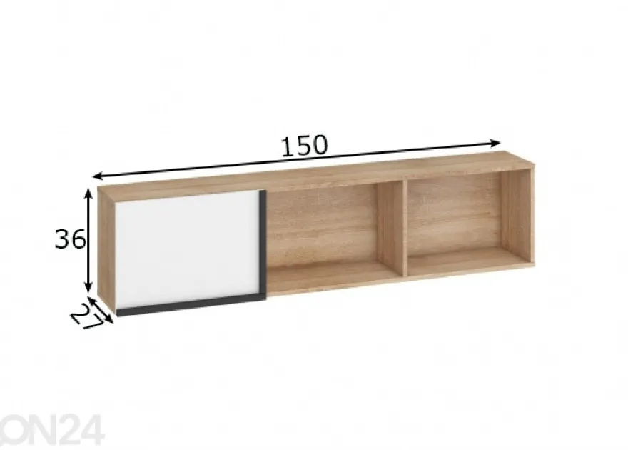 Seinähylly Youghal 150 cm