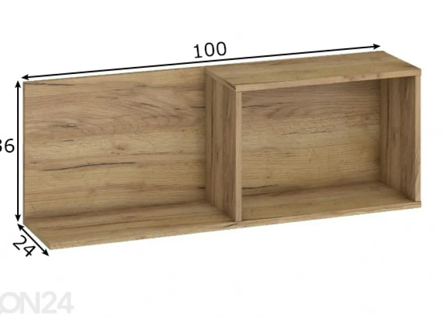 Seinähylly Youghal 100 cm