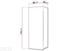 Seinäkaappi Claudia 45 cm
